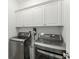 Functional laundry room featuring modern, front-load washer and dryer at 1227 Parkside Village Nw Dr, Marietta, GA 30060