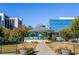 Picturesque gazebo in a park setting surrounded by trees and buildings at 1100 Ashbury Dr, Decatur, GA 30030