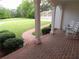 Front yard with a brick walkway leading to a detached garage at 1811 Murdock Rd, Marietta, GA 30062