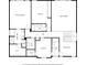 Second floor plan showing layout of primary bedroom, bedrooms, bathrooms, and sitting room at 2121 Harmony Dr, Canton, GA 30115