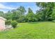 Backyard featuring lush green grass and mature trees at 3947 Veracruz Ct, Decatur, GA 30034