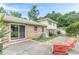 Outdoor patio area featuring two chairs and lush yard at 3947 Veracruz Ct, Decatur, GA 30034