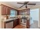 Well-equipped kitchen featuring stainless steel appliances, sleek countertops, and ample cabinet space at 3947 Veracruz Ct, Decatur, GA 30034