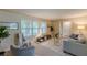 Well-lit living room featuring large windows, neutral decor, and a comfortable seating area at 3947 Veracruz Ct, Decatur, GA 30034