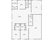 Basement floor plan illustrating room layout and dimensions of living room, gym and bedrooms at 6301 New Bethany Rd, Buford, GA 30518