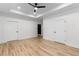 Spacious main bedroom with tray ceiling and recessed lighting at 178 Wesley Ne Ave # B, Atlanta, GA 30307