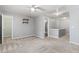 Upstairs bonus room with vaulted ceilings and carpeted floors at 412 Mcafee Nw Ct # 14, Kennesaw, GA 30144
