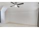 Bedroom featuring ceiling fan and slanted ceilings at 4990 Sawgrass Nw Pl, Acworth, GA 30102