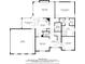 Floor plan of main level of home at 4990 Sawgrass Nw Pl, Acworth, GA 30102
