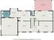 Detailed floor plan showcasing the layout of the main level, including the kitchen, living room, and garage at 1703 W Nancy Creek Ne Dr, Brookhaven, GA 30319