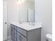 Double vanity bathroom with modern fixtures at 2971 Beaconwood Ct, Lawrenceville, GA 30043