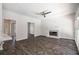 Spacious living room with luxury vinyl plank flooring and a cozy fireplace at 3774 Seasons Nw Dr, Acworth, GA 30101