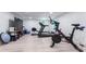 Well-equipped home gym featuring a treadmill, bike, and exercise equipment at 4219 Harrogate Nw Dr, Atlanta, GA 30327