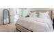 Cozy bedroom with hardwood floors, neutral color scheme and an ensuite bathroom at 4219 Harrogate Nw Dr, Atlanta, GA 30327