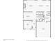 Layout for Floor 1 featuring living room with fireplace, dining, kitchen, office, and two-car garage at 6160 Overleaf Ter, Cumming, GA 30040