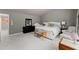 Bright, spacious main bedroom with neutral tones and carpet flooring at 6160 Overleaf Ter, Cumming, GA 30040