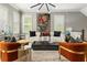 Elegant living room with stylish seating, modern decor, and natural light at 148 Canton St, Alpharetta, GA 30009