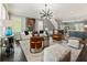 Spacious open-plan living area with modern decor flowing to the kitchen at 148 Canton St, Alpharetta, GA 30009