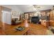 Cozy living room offering hardwood floors, comfortable seating, and plenty of natural light at 345 Jesse Martin Trl, Canton, GA 30115