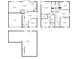 Detailed floor plan showcasing layout of the first floor, second floor, and basement at 6065 Crescent Landing Dr, Cumming, GA 30028