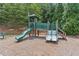 Community playground with a slide for children and bench seating at 6065 Crescent Landing Dr, Cumming, GA 30028