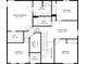 Floor plan shows bedrooms, bathrooms, laundry, hall, sitting room, and walk in closets at 6065 Crescent Landing Dr, Cumming, GA 30028
