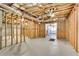 Large unfinished basement with exposed ductwork and walk-out access at 26 Trillium Ln, Acworth, GA 30101
