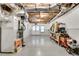 Spacious basement with storage, utility connections, and epoxy flooring at 26 Trillium Ln, Acworth, GA 30101