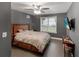 Comfortable bedroom with large window and stylish decor at 3898 Heritage Oaks Dr, Powder Springs, GA 30127