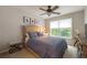Comfortable bedroom with a plush bed, ample natural light, and a cozy atmosphere at 540 Shale Ct, Alpharetta, GA 30022