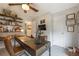 Office with shelves, a window, and modern desk setup at 540 Shale Ct, Alpharetta, GA 30022