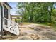 Exterior view of the backyard featuring a concrete pad and chain link fence at 1192 Arlington Sw Ave, Atlanta, GA 30310
