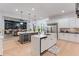 Contemporary kitchen featuring dual islands, stainless steel appliances, and a seamless flow at 5705 Registry Oaks Se Ln, Mableton, GA 30126