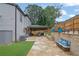 The patio is spacious and well-designed for outdoor activities and relaxation at 1701 English Ivey Nw Ln, Kennesaw, GA 30144