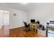 This office features hardwood flooring and a closet at 775 Tribble Cove Dr, Lawrenceville, GA 30045