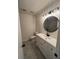Updated bathroom vanity with modern lighting at 4701 Flat Shoals Rd # 48B, Union City, GA 30291