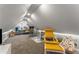 Finished attic space with seating area, stylish décor, and bright, recessed lighting at 611 Pickett Se St, Atlanta, GA 30316