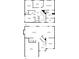 Full floor plan of first and second floor featuring bedrooms, bathrooms, kitchen, and garage at 1099 Sandy Bank Ct, Auburn, GA 30011