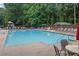 Community pool with lounge chairs and umbrellas for relaxation at 793 Fairington Pl, Lawrenceville, GA 30044