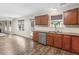 Kitchen with stainless steel appliances and access to outside deck at 3430 Grand Manor Trl, Snellville, GA 30039