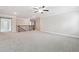 Bonus room featuring neutral carpet, staircase and railing, and recessed lighting at 4090 Danbury Farms Dr, Cumming, GA 30040