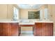 Bathroom vanity with dual sinks and a large mirror at 3641 Ridge Towne Dr, Duluth, GA 30096