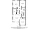 Detailed floor plan showcasing bedrooms, bathrooms, laundry, primary bedroom, walk-in closet, hall and primary bath at 3641 Ridge Towne Dr, Duluth, GA 30096