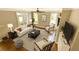 Bright living room features neutral decor, ceiling fan, and lots of natural light at 3641 Ridge Towne Dr, Duluth, GA 30096