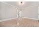 Spacious living room with hardwood floors and neutral colors at 1156 Piedmont Ne Ave # B3, Atlanta, GA 30309