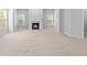 Expansive main bedroom features plush carpet, fireplace, and sunny windows at 1838 Lakeview Bend Way, Buford, GA 30519