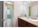 Charming bathroom featuring modern fixtures and a decorative countertop at 223 Oak Grove Dr, Dallas, GA 30157