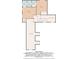 Second floorplan with three bedrooms, two bathrooms, a hall, and an open to below area at 223 Oak Grove Dr, Dallas, GA 30157