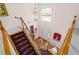 Open foyer with staircase and a view of the front door and upper level at 3032 Montclair Se Cir, Smyrna, GA 30080