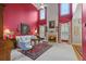 Spacious living room with high ceilings, fireplace, and natural light at 3032 Montclair Se Cir, Smyrna, GA 30080